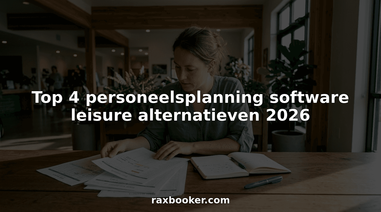 Top 4 personeelsplanning software leisure alternatieven 2026