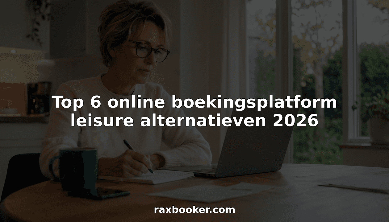 Top 6 online boekingsplatform leisure alternatieven 2026